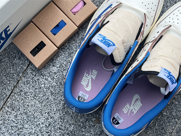 Travis Scott x fragment design x Air Jordan 1 Low OG PK